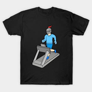 Cool knight on treadmill T-Shirt